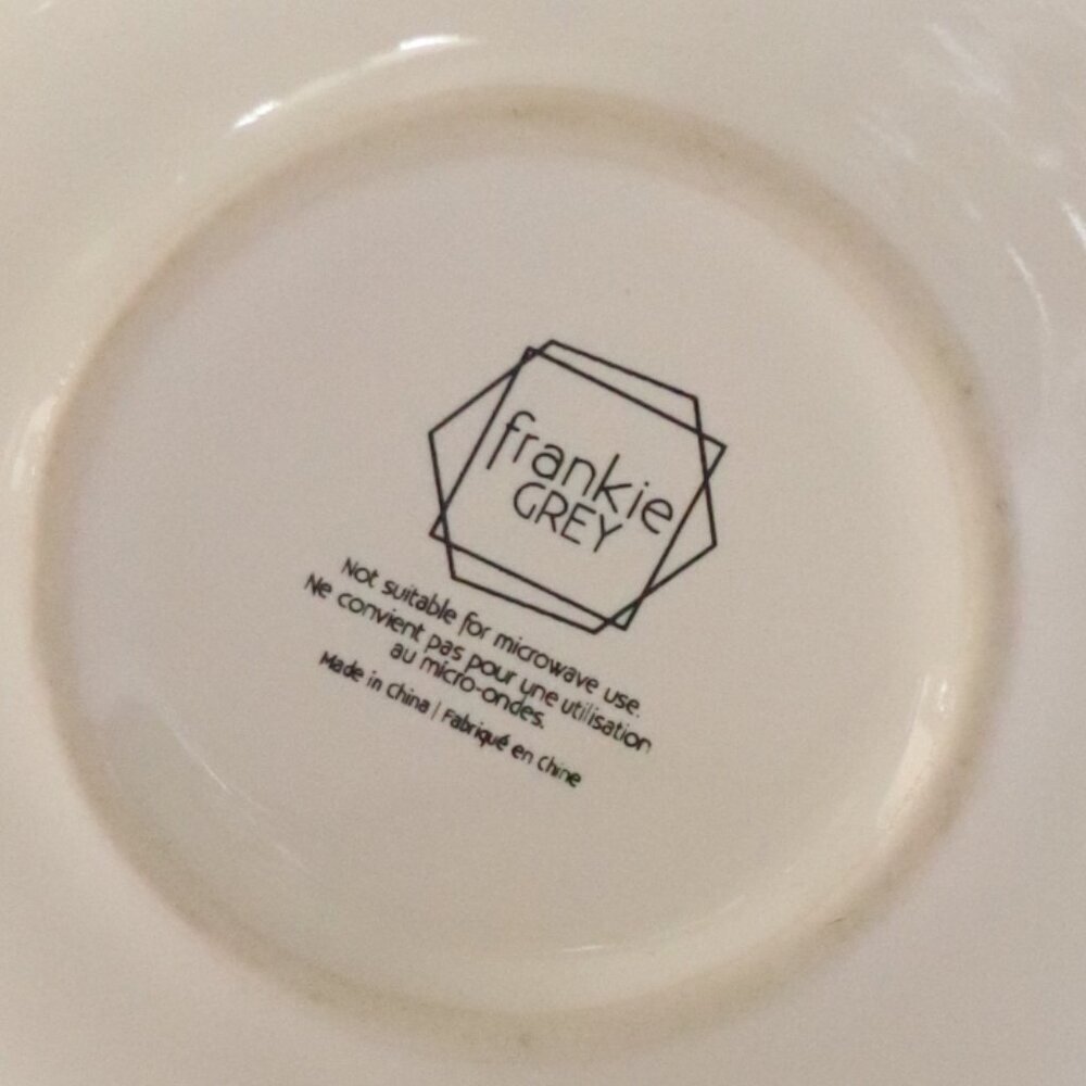 Frankie Grey "I'm on the naughty list"‎ White Speckled Holiday Mug - Picture 7 of 7